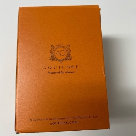AQUIESSE -MANDARIN TEA - LUXURY SCENTED SOY WAX CANDLE 6.5 OZ BRAND NEW IN BOX - Picture 4 of 4